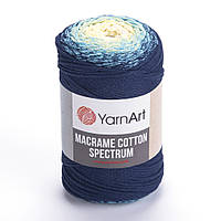 Хлопковый шнур плетеный YarnArt Macrame Cotton Spectrum №1328 (Янарт Макраме котон спектрум) 250 г 225 м