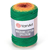Хлопковый шнур плетеный YarnArt Macrame Cotton Spectrum №1308 (Янарт Макраме котон спектрум) 250 г 225 м