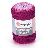 Хлопковый шнур плетеный YarnArt Macrame Cotton Spectrum №1314 (Янарт Макраме котон спектрум) 250 г 225 м