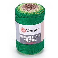 Хлопковый шнур плетеный YarnArt Macrame Cotton Spectrum №1322 (Янарт Макраме котон спектрум) 250 г 225 м