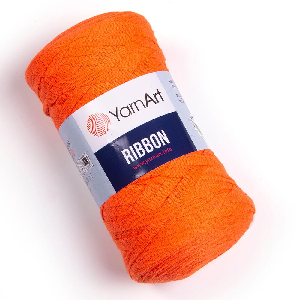 Бавовняний шнур плетений YarnArt Ribbon Оранж №800 (Янарт Ріббон) 250 г 125 м