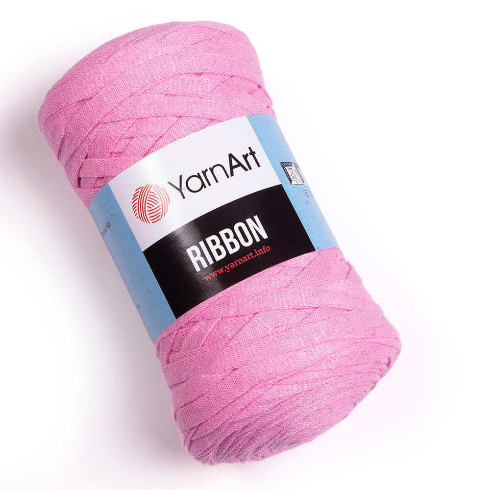 Бавовняний шнур плетений YarnArt Ribbon Пудра №762 (Янарт Ріббон) 250 г 125 м