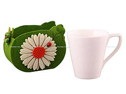Чашка в подарунковому пакованні "Ромашка"