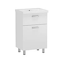 Тумба підлогова RJ Flora-B тумба 50 см з умивальником, білий (RJFU039-0150WHSET)