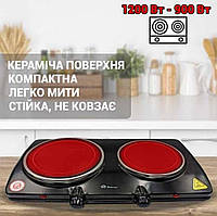 Електроплита керамічна піч, плитка Domotec MS-5852 електроплита піч плитка