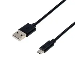 Кабель зарядний USB / micro-USB 0.15m круглий Black (Оригінал з розбору) (Вживаний)