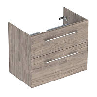 Тумба для вбудованого умивальника Geberit Selnova Square 800х502х635, темний горіх (501.210.00.1)