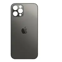 Задня кришка Apple iPhone 12 Pro Max (великий виріз під камеру) graphite