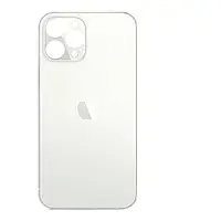 Задня кришка Apple iPhone 12 Pro Max (великий виріз під камеру) Silver