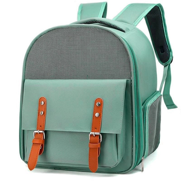 Рюкзак-переноска для кошек и собак 40x33x23 CosmoPet CP-51 Green