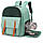 Рюкзак-переноска для кошек и собак 40x33x23 CosmoPet CP-51 Green, фото 2