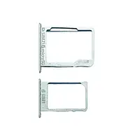 Тримач SIM-карти(+ SD-тримач) Samsung SM-A500H/DS Gold (Оригінал з розбору) (БУ)