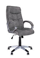 Компьютерное офисное кресло руководителя Матрикс Matrix Tilt PL-35 PL-16 велюр серый Новый Стиль (IM)