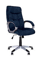 Компьютерное офисное кресло руководителя Матрикс Matrix Tilt PL-35 PL-12 велюр синий Новый Стиль (IM)