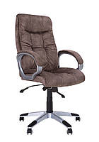 Компьютерное офисное кресло руководителя Матрикс Matrix Anyfix PL-35 PL-05 велюр коричневый Новый Стиль (IM)
