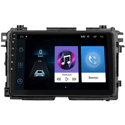 Штатна магнітола Lesko для Honda MN-V I 2021-н.в. екран 9" 1/16Gb Wi-Fi GPS Base Хонда, фото 1
