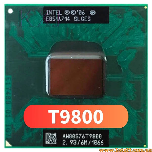 Процессор Intel Core 2 Duo T9800 2.93GHz 6mb 35W SLGES