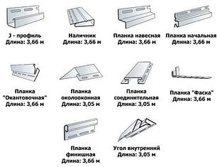 Комплектуючі до сайдинга