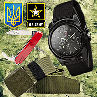 Часы швейцарские Часы для военных Часы спецназ Часы наручные Часи армейские Часи армейские Часы военные черные