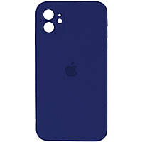 Чохол для смартфона Silicone Full Case AA Camera Protect for Apple iPhone 12 39,Navy Blue