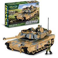 Конструктор IBLOCK "Армия. Танк Abrams", 1176 деталь (PL-921-504)