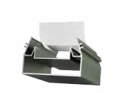 Профіль світлова лінія алюмінієвий Alteza з силіконовим розсіювачем 50мм для натяжної стелі 2 м, фото 1