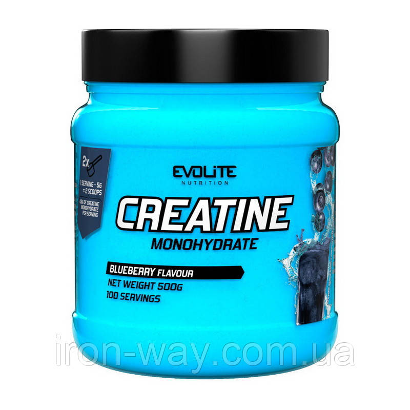Evolite Nutrition Creatine Monohydrate (500 g, blueberry)