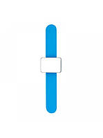 Парикмахерский магнитный браслет-игольница держатель для шпилек, невидимок квадрат, голубой
