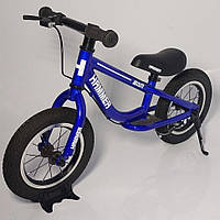 Беговел велобег детский Hammer 12 Absolute blue колеса надувные 12 дюймов, ручной тормоз