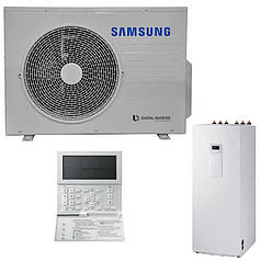Теплові насоси Samsung EHS з підлоговим гидромодулем і вбудованим баком для нагріву води на 200 літрів