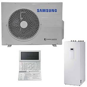 Теплові насоси Samsung EHS з підлоговим гидромодулем і вбудованим баком для нагріву води на 200 літрів, фото 1