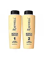 Набор для восстановления волос Raywell Botох Hairgold шампунь и кондиционер 1000+1000 мл (заводські)