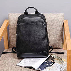 Чоловічий шкіряний рюкзак  Tiding Bag B2-38875A чорний
