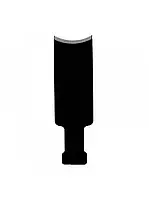 Лопатка-расческа планшет с зубцами для окрашивания, мелирования, стрижки, моделирования волос T&G, 26 см