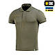 M-Tac чоловіча тактична футболка поло олива НГУ з велкро-панелями 65/35 Army