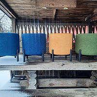 Мебельная ткань. Однотонная мебельная ткань. Мебельный оранжевый, синий, зеленый велюр