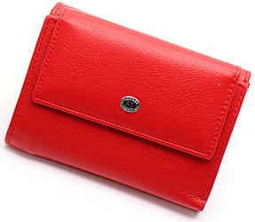 Червоний жіночий гаманець із натуральної шкіри невеликого розміру ST Leather ST 032