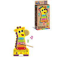 Дерев'яна музична іграшка ксилофон "Жирафа", Kids Hits (KH20/020)