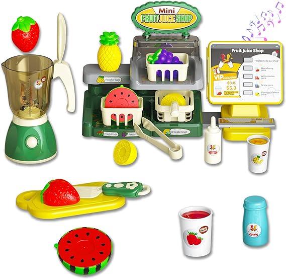Детский игровой набор "Супермаркет" с прилавком и продуктами, свет и музыка (MW2282) - фото 2 - id-p2119417519