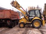 Чистка снега. Мини погрузчик, Трактор JCB 3CX - фото 4 - id-p26219094