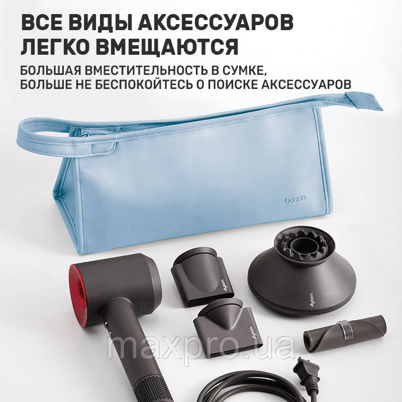 Сумка BOONA для зберігання фена або стайлера Dyson DY27 компакт блакитна