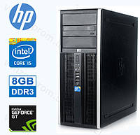 HP 8100 Elite - Intel Core i5-650/ 8GB DDR3/ GeForce GT630 1GB/ 250GB HDD Системний блок, Комп'ютер, ПК