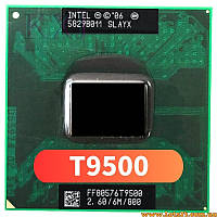 Процесор Intel Core 2 Duo T9500 2.6GHz 6mb 35W SLAYX Socket P двоядерний процесор для ноутбуку