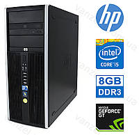 HP 8100 Elite - Intel Core i5/ 8GB DDR3/ GeForce GT630 1GB/ 250GB HDD Системний блок, Комп'ютер, ПК