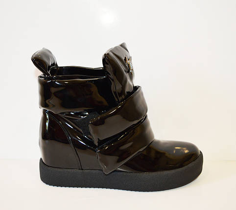 Осінні лаковані черевики Fabio Monelli 1022 38 розмір, фото 2