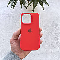 Чохол для iPhone 15 Pro Max Red (силіконовий кейс червоний на айфон 15 про макс)