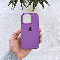 Чехол для iPhone 15 Pro Max Purple (силиконовый кейс сиреневый на айфон 15 про макс)