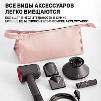 Сумка BOONA для зберігання фена або стайлера Dyson DY26 компакт рожева