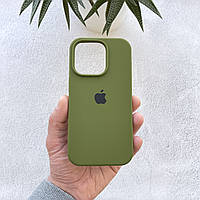 Чехол для iPhone 15 Pro Max Virid (силиконовый кейс зеленый на айфон 15 про макс)