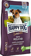 Happy Dog Mini Irland 4 кг корм для собак дрібних порід (лосось, кроль)